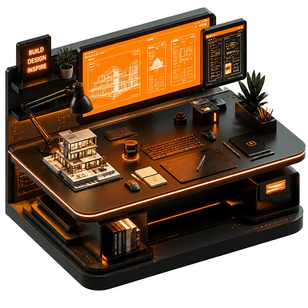 WebCuber design studio — 3D isometric workspace