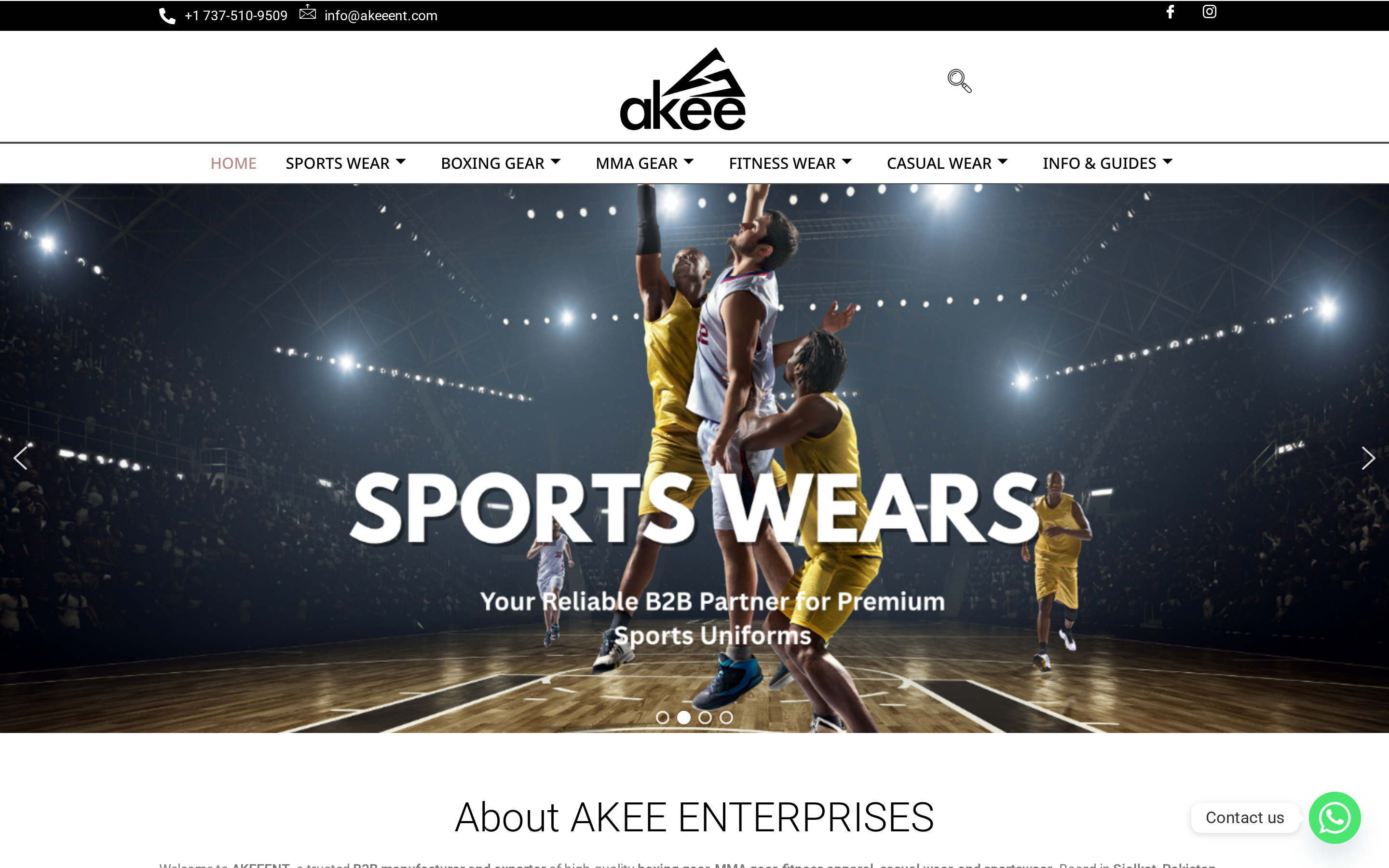 Akeeent — Modern Business Website screen 3
