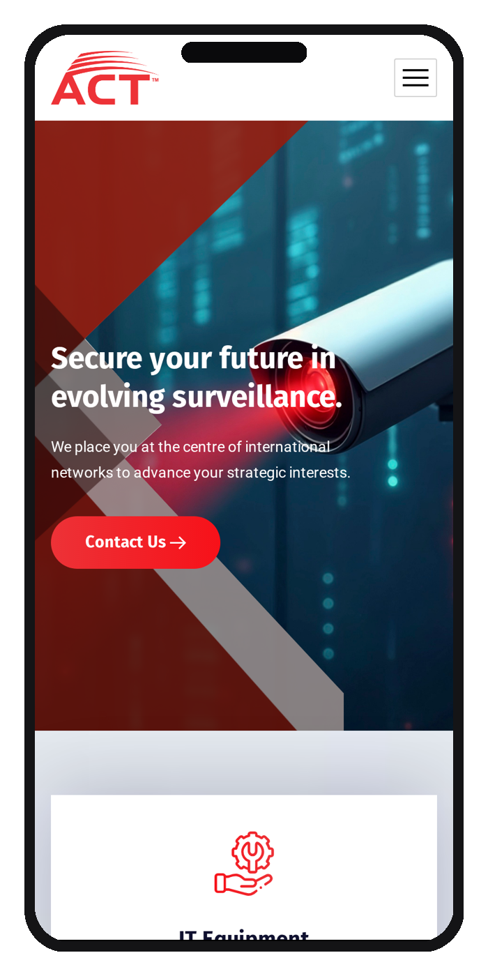 ActMux — Modern Digital Platform — mobile mockup